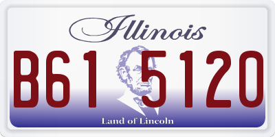 IL license plate B615120