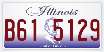 IL license plate B615129