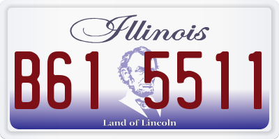 IL license plate B615511