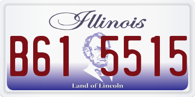 IL license plate B615515