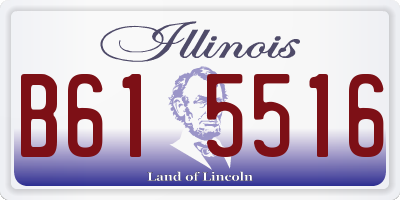 IL license plate B615516