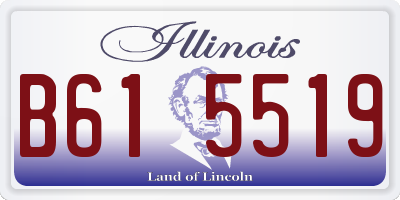 IL license plate B615519