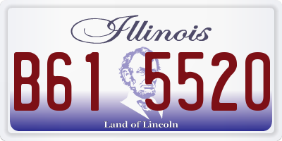 IL license plate B615520