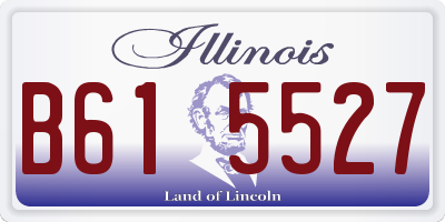 IL license plate B615527