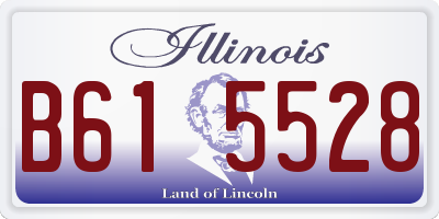 IL license plate B615528