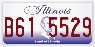 IL license plate B615529