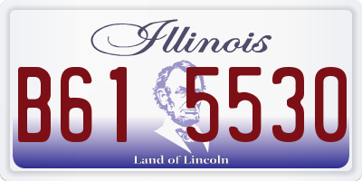 IL license plate B615530
