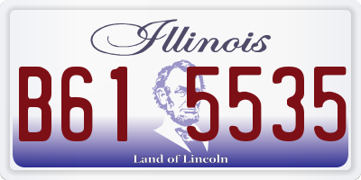 IL license plate B615535