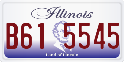IL license plate B615545