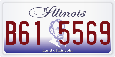 IL license plate B615569