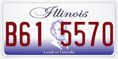 IL license plate B615570
