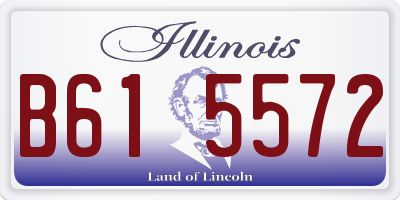 IL license plate B615572