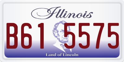 IL license plate B615575