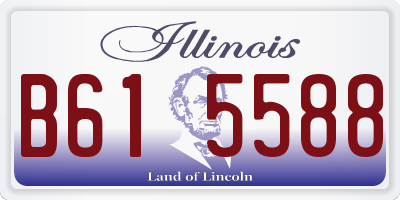 IL license plate B615588