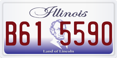 IL license plate B615590