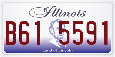 IL license plate B615591