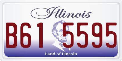 IL license plate B615595