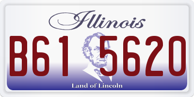 IL license plate B615620