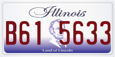 IL license plate B615633