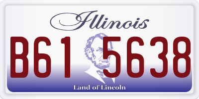 IL license plate B615638