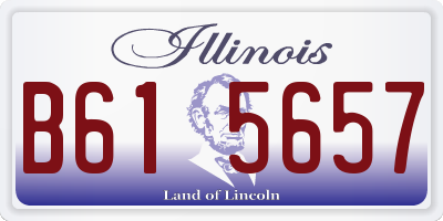 IL license plate B615657