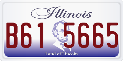 IL license plate B615665