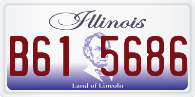 IL license plate B615686