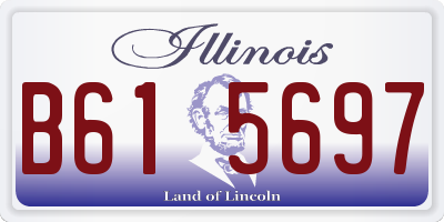 IL license plate B615697