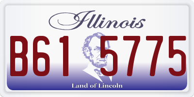 IL license plate B615775