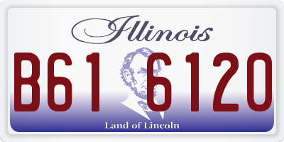 IL license plate B616120