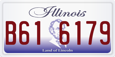 IL license plate B616179