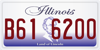 IL license plate B616200