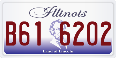 IL license plate B616202