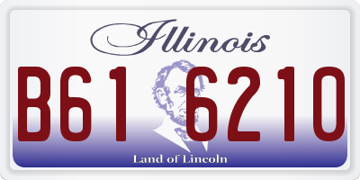 IL license plate B616210