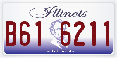 IL license plate B616211