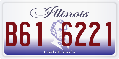 IL license plate B616221