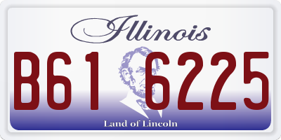 IL license plate B616225
