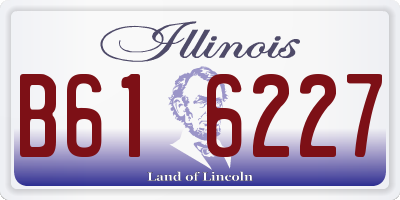 IL license plate B616227