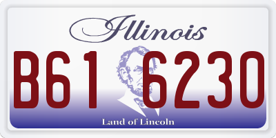 IL license plate B616230