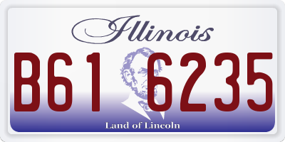 IL license plate B616235