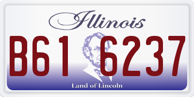 IL license plate B616237