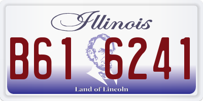 IL license plate B616241