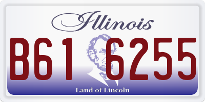 IL license plate B616255
