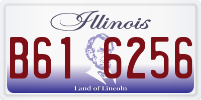 IL license plate B616256
