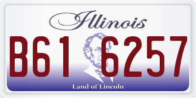 IL license plate B616257