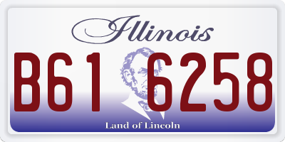IL license plate B616258