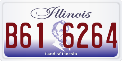 IL license plate B616264