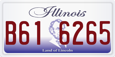 IL license plate B616265