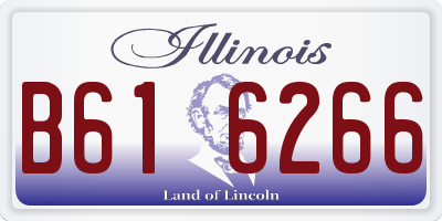 IL license plate B616266