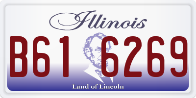 IL license plate B616269